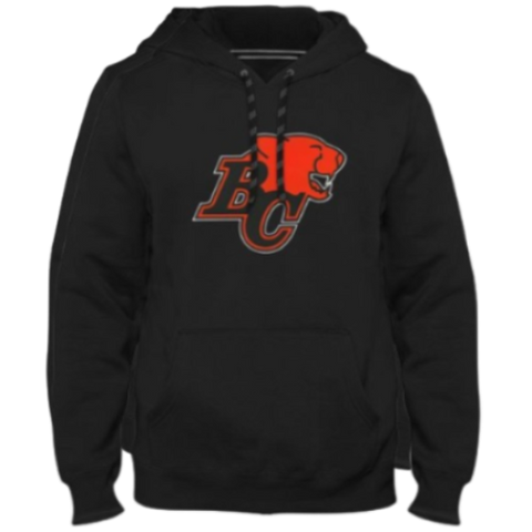 BC Lions Twill Logo Hoodie - Black