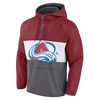 Colorado Avalanche Fanatics Half-Zip Hoodie Jacket