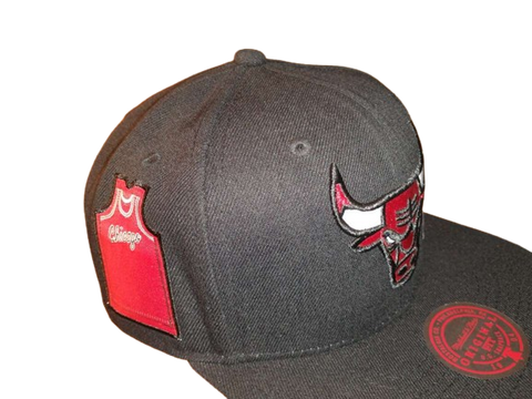 Chicago Bulls Mitchell & Ness Snapback - Jersey Side