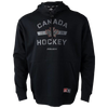 Bauer Hockey Canada Olympic Senior Stacked Stealth Hoodie - Black on Black