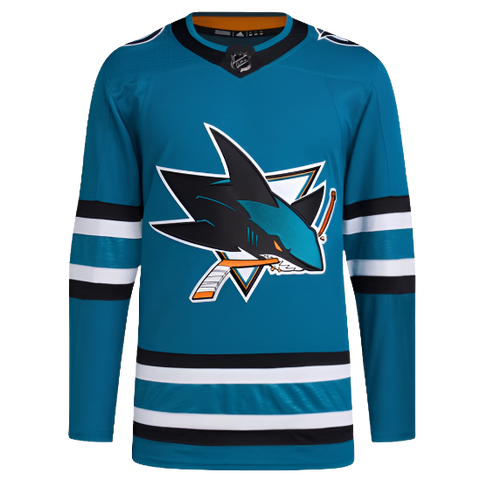 San Jose Sharks adidas NHL Authentic Pro Primegreen Home Jersey