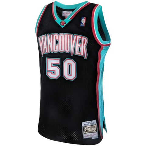 Mitchell & Ness Vintage Vancouver Grizzlies Black Bryant Reeves Jersey ('00-01)