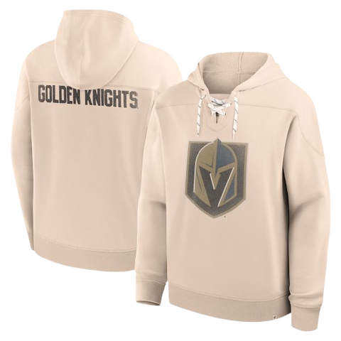 Vegas Golden Knights Vintage Lace Hoodie - Cream