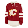 Calgary Flames Lace-Up Crewneck Sweatshirt