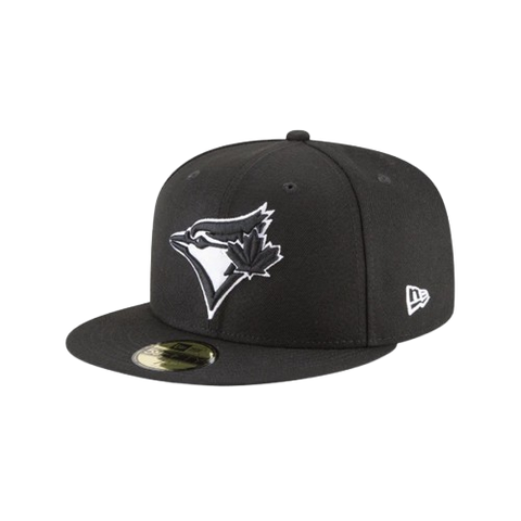 Toronto Blue Jays New Era 59FIFTY Pro Fit Hat - Black & White