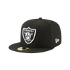 Las Vegas Raiders New Era 59FIFTY Pro Fit Hat - Black