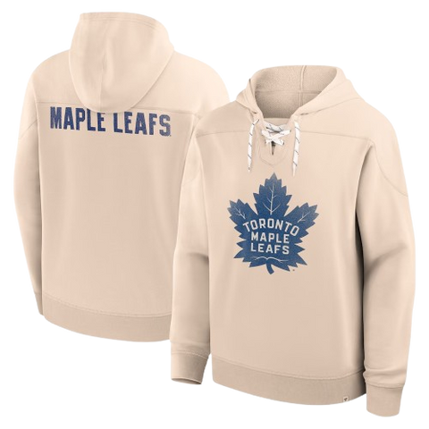 Toronto Maple Leafs Vintage Lace Hoodie - Cream