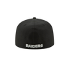 Las Vegas Raiders New Era 59FIFTY Pro Fit Hat - Black
