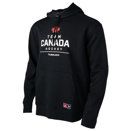 Bauer Hockey Canada Olympic Senior Stacked Hoodie - Black