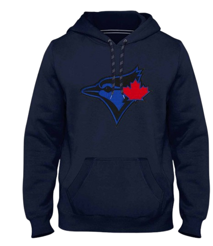 Toronto Blue Jays City Connect Birdhead Twill Logo Hoodie - Navy