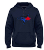 Toronto Blue Jays City Connect Birdhead Twill Logo Hoodie - Navy