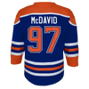 Youth Fit Connor McDavid Oilers Home Jersey - Blue