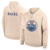 Edmonton Oilers Vintage Lace Hoodie - Cream