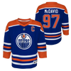Youth Fit Connor McDavid Oilers Home Jersey - Blue