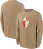 San Francisco 49ers Vintage Logo Nike Pullover Sweatshirt - Tan