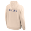 Edmonton Oilers Vintage Lace Hoodie - Cream