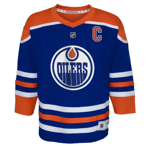 Youth Fit Connor McDavid Oilers Home Jersey - Blue