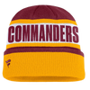 Washington Commanders Fanatics Oskie Cuffed Knit Toque - Maroon & Yellow