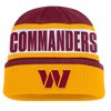 Washington Commanders Fanatics Oskie Cuffed Knit Toque - Maroon & Yellow