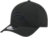 Denver Broncos M-Crown 9FORTY Adjustable One Size Hat - Black on Black