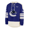 Vancouver Canucks Lace-Up Crewneck Sweatshirt Orca Logo