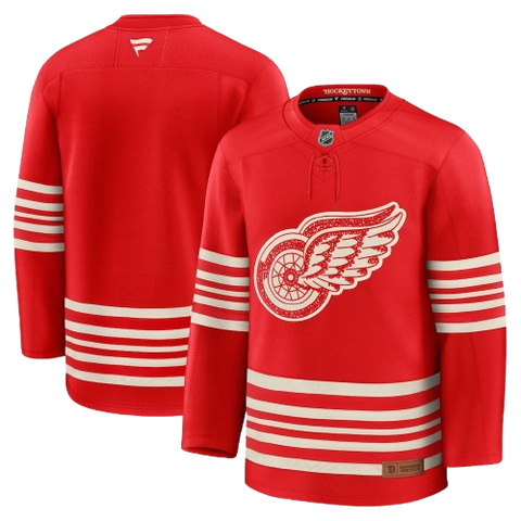 Detroit Red Wings Fanatics Premium Centennial Jersey Home - Red