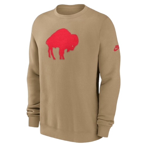 Buffalo Bills Nike Pullover Sweatshirt - Tan