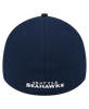 New Era Seattle Seahawks Visor Hit 39THIRTY Stretch Fit Hat - Navy