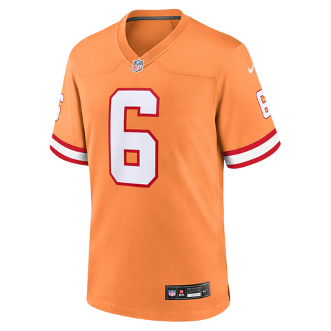 Baker Mayfield Tampa Bay Buccaneers Throwback Game Jersey - Creamsicle