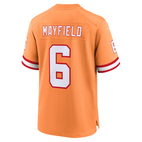Baker Mayfield Tampa Bay Buccaneers Throwback Game Jersey - Creamsicle