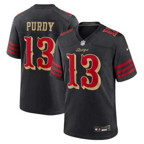 San Francisco 49ers Brock Purdy Rivalries Collection Nike Game Jersey - Black