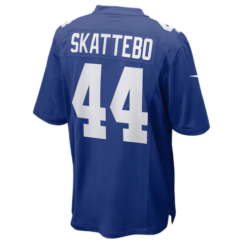 New York Giants Cam Skattebo Nike Game Jersey Home - Blue
