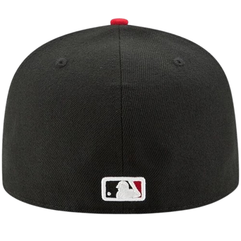 Cincinnati Reds New Era 59FIFTY Pro Fit Hat - Black & Red
