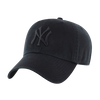 New York Yankees '47 Clean Up Hat - Black on Black