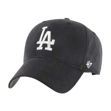 Los Angeles Dodgers '47 MVP Hat - Black & White