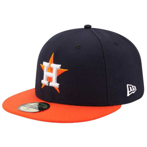 Houston Astros New Era 59FIFTY Pro Fit Hat - Navy & Orange
