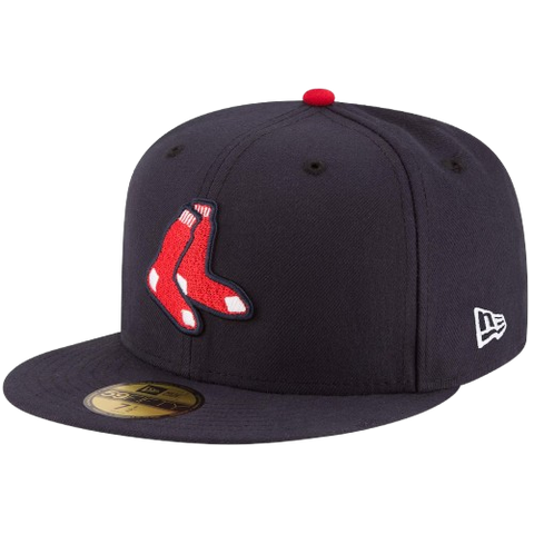 Boston Red Sox New Era 59FIFTY Pro Fit Hat With Sox Logo - Navy