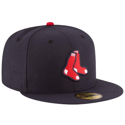 Boston Red Sox New Era 59FIFTY Pro Fit Hat With Sox Logo - Navy