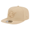 Miami Dolphins New Era Colour Pack A-Frame 9FIFTY Snapback Hat - Khaki