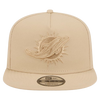 Miami Dolphins New Era Colour Pack A-Frame 9FIFTY Snapback Hat - Khaki