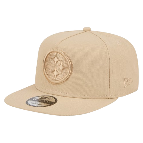 Pittsburgh Steelers New Era Colour Pack A-Frame 9FIFTY Snapback Hat - Khaki