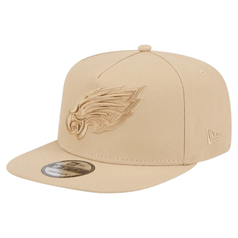 Philadelphia Eagles New Era Colour Pack A-Frame 9FIFTY Snapback Hat - Khaki