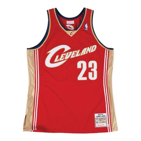 Mitchell & Ness Vintage Cleveland Cavaliers Lebron James Jersey ('03-04) - Red