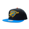 Okhlahoma Thunder Mitchell & Ness Snapback - Two-Tone
