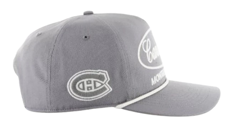 Montreal Canadiens '47 Rope Foundational Hitch Hat - Grey