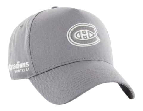 Montreal Canadiens ’47 Brand Foundational Offside DT Clean Up Hat– Grey