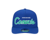 Vancouver Canucks New Era  A-Frame 9FIFTY Snapback Hat - Script Logo