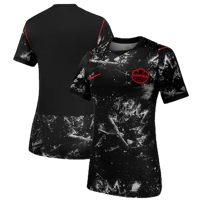 Nike Women's Soccer Canada World Cup 2026 Away Jersey  - Black