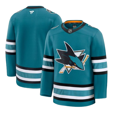 San Jose Sharks Fanatics Premium Home Jersey - Teal
