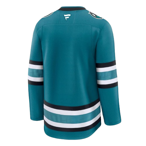 San Jose Sharks Fanatics Premium Home Jersey - Teal